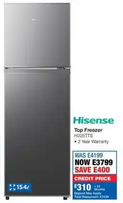 OK Furniture Hisense Top Freezer offer