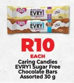 Food Lover's Market Caring Candies EVRY1 Sugar Free Chocolate Bars Assorted offer