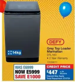 OK Furniture Defy Grey Top Loader Manhattan offer