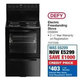 OK Furniture Defy Electric Freestanding Stove offer