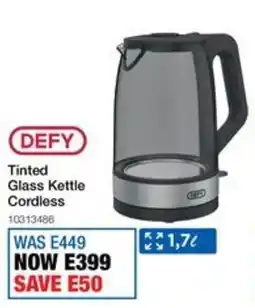 OK Furniture Defy Tinted Glass Kettle Cordless offer