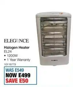 OK Furniture Elegance Halogen Heater offer