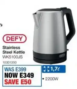 OK Furniture Defy Stainless Steel Kettle offer