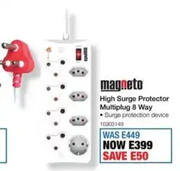 OK Furniture Magneto High Surge Protector Multiplug 8 Way offer