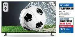 OK Furniture Telefunken 32" HD LED TV offer