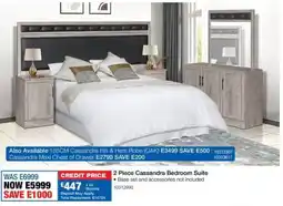 OK Furniture Cassandra Bedroom Suite offer