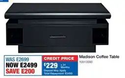 OK Furniture Madison Coffee Table offer
