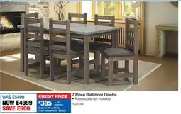 OK Furniture Baltimore Dinette offer