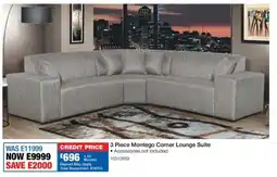 OK Furniture Montego Corner Lounge Suite offer