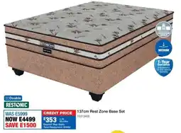 OK Furniture Restonic 137cm Rest Zone Base Set offer
