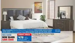 OK Furniture Sophia Bedroom Suite offer