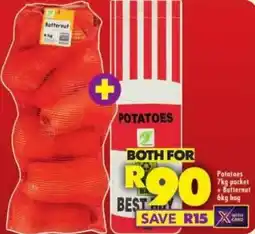 Shoprite Potatoes and Butternut offer
