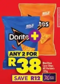 Shoprite Doritos Corn Chips All Variants offer