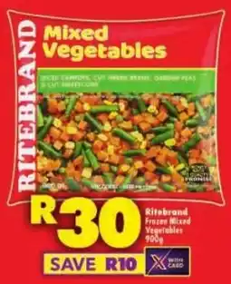 Shoprite Ritebrand Frozen Mixed Vegetables offer