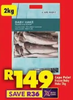 Shoprite Cape Point Frozen Baby Hake offer
