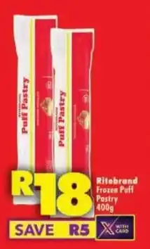Shoprite Ritebrand Frozen Puff Pastry offer