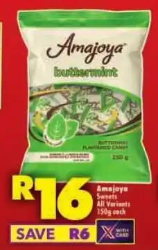 Shoprite Amajoya Sweets All Variants offer