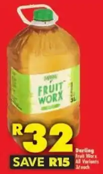 Shoprite Darling Fruit Worx All Variants offer