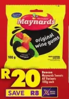 Shoprite Beacon Maynards Sweets All Variants offer