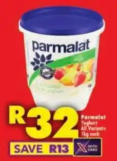 Shoprite Parmalat Yoghurt All Variants offer