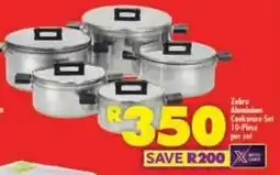 Shoprite Zebra Aluminium Cookware Set offer