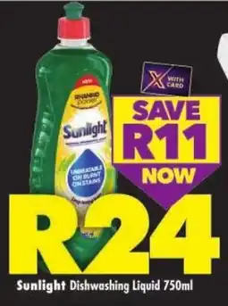 Shoprite Sunlight Dishwashing Liquid offer