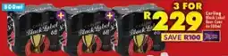 Shoprite Carling Black Label Beer Cans offer