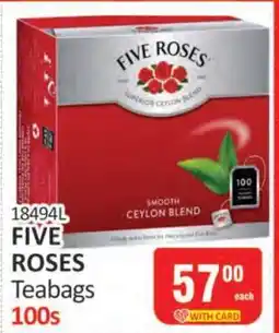 KitKat Cash and Carry FIVE ROSES Teabags 100s offer