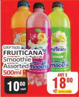 KitKat Cash and Carry FRUITICANA Smoothie Assorted 500ml offer