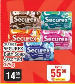 KitKat Cash and Carry SECUREX Bath Soap Assorted 175g offer
