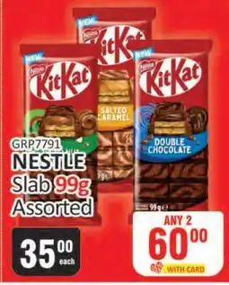 KitKat Cash and Carry NESTLE Slab 99g Assorted offer