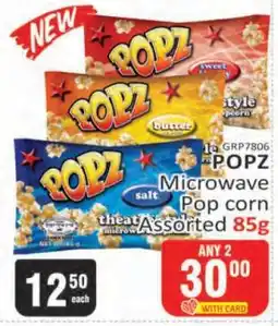 KitKat Cash and Carry POPZ Microwave Popcorn Assorted 85g offer