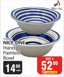 KitKat Cash and Carry NICE ONE Hand Painted Bowl offer