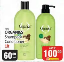 KitKat Cash and Carry Organics Shampoo/Conditioner 1lt offer