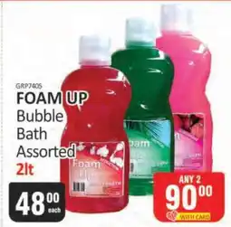 KitKat Cash and Carry FOAM UP Bubble Bath Assorted 2lt offer