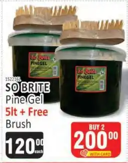 KitKat Cash and Carry SO BRITE Pine Gel 5lt + Free Brush offer