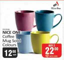 KitKat Cash and Carry NICE ONE Coffee Mug Solid Colours offer
