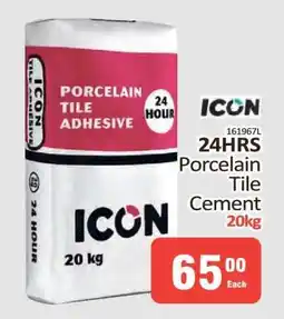 KitKat Cash and Carry ICON 24HRS Porcelain Tile Cement 20kg offer