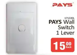 KitKat Cash and Carry PAYS Wall Switch 1 Lever offer