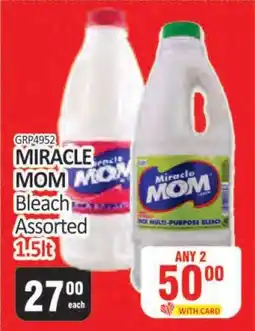 KitKat Cash and Carry MIRACLE MOM Bleach Assorted 1.5lt offer