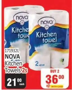 KitKat Cash and Carry NOVA KITCHEN TOWELS 2s offer