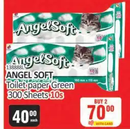 KitKat Cash and Carry ANGEL SOFT Toilet paper Green 300 Sheets 10s offer