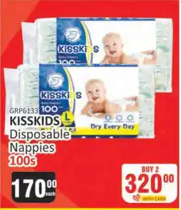 KitKat Cash and Carry KISSKIDS Disposable Nappies 100s offer