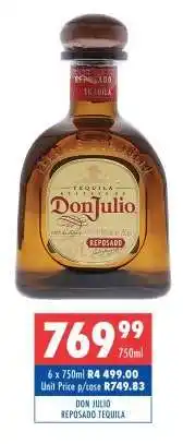 Ultra Liquors Don Julio Reposado Tequila offer