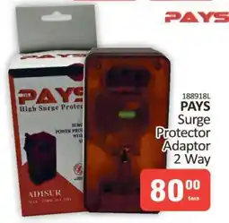 KitKat Cash and Carry PAYS Surge Protector Adaptor 2 Way offer