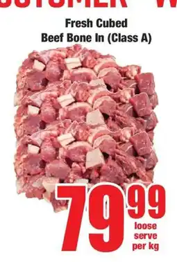 Boxer Fresh Cubed Beef (Bone In) Class A offer