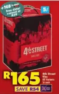 Shoprite 4th Street Wine All Variants offer