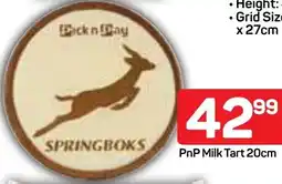 Pick n Pay PnP Milk Tart offer
