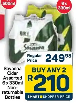 Pick n Pay Savanna Cider Assorted Non-returnable Bottles offer