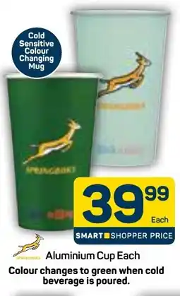 Pick n Pay Springboks Aluminium Cup offer